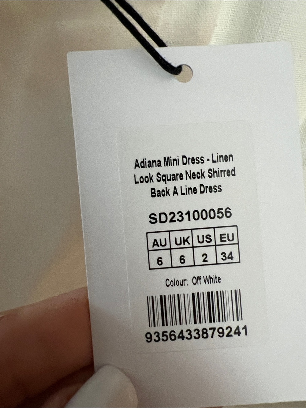 NWT REVOLVE Australia SHOWPO Adiana line blend smocked back mini dress US 2 - Picture 5 of 11